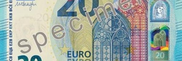 BCE, ARRIVA LA NUOVA BANCONOTA DA 20 EURO