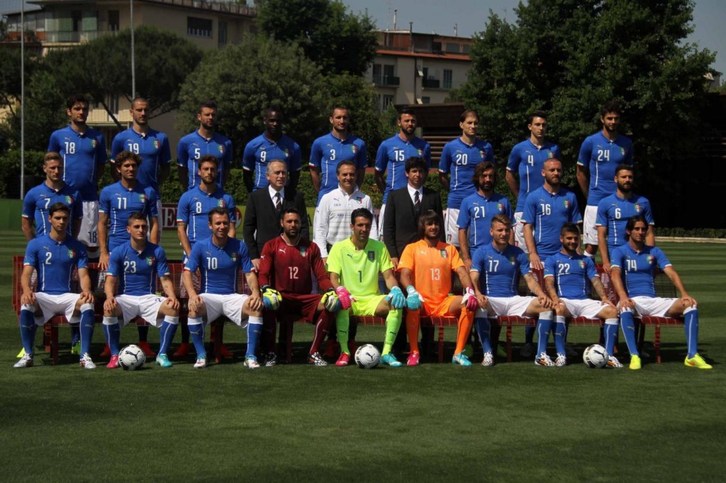 Coverciano, la divisa dell'Italia dei mondiali 2014