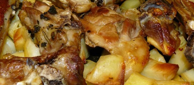 Ricette di Calabria: agnello al forno con patate